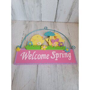 Easter Welcome spring‎ chick April shower hanging decor